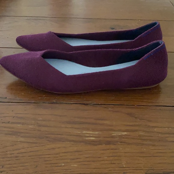 VGUC Rothy’s aubergine merino point size 7.5 - Picture 2 of 5